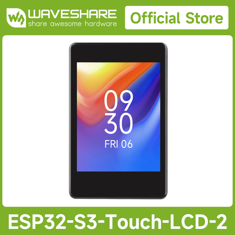 Lolin S3 - Waveshare ESP32-S3 2inch Capacitive Touch Display