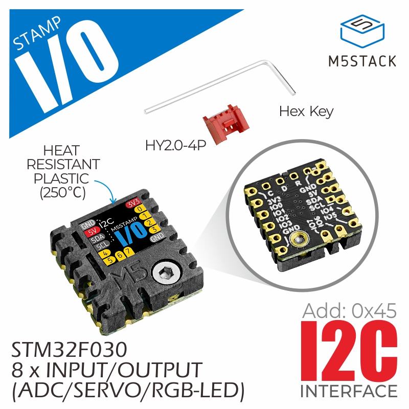 M5Stack - M5Stack Official M5Stamp Extend I/O Module