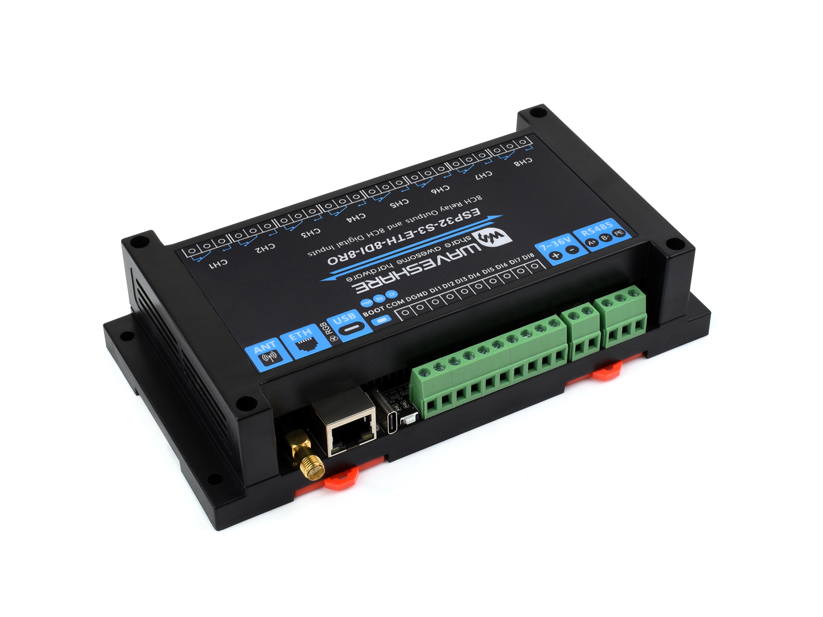 Waveshare Industrial 8-Channel - Doit Esp32 ulasan dan harga