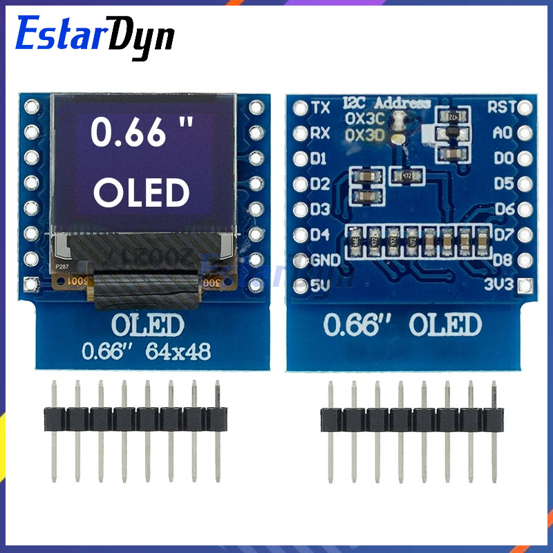 0.66 inch OLED LED LCD Dispaly - Wemos D1 Mini ulasan dan harga