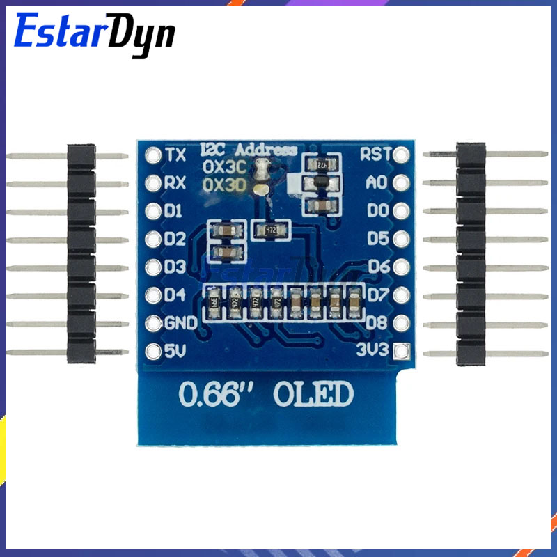 0.66 inch OLED LED LCD Dispaly - Wemos D1 Mini ulasan dan harga
