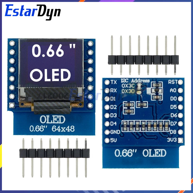 0.66 inch OLED LED LCD Dispaly - Wemos D1 Mini ulasan dan harga