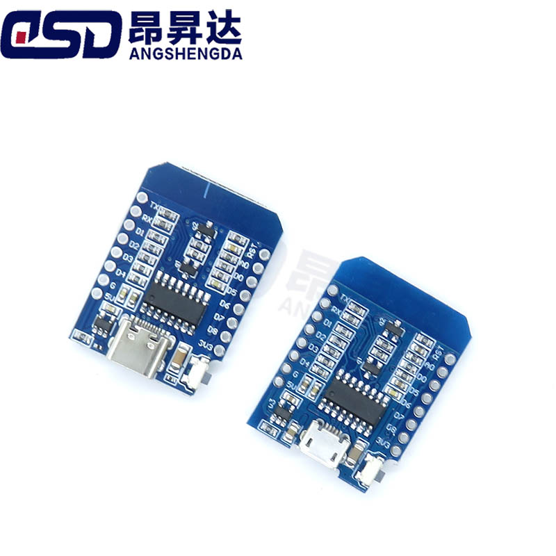 Wemos D1 Mini TYPE-C/MICRO USB - Nodemcuv2 ulasan dan harga