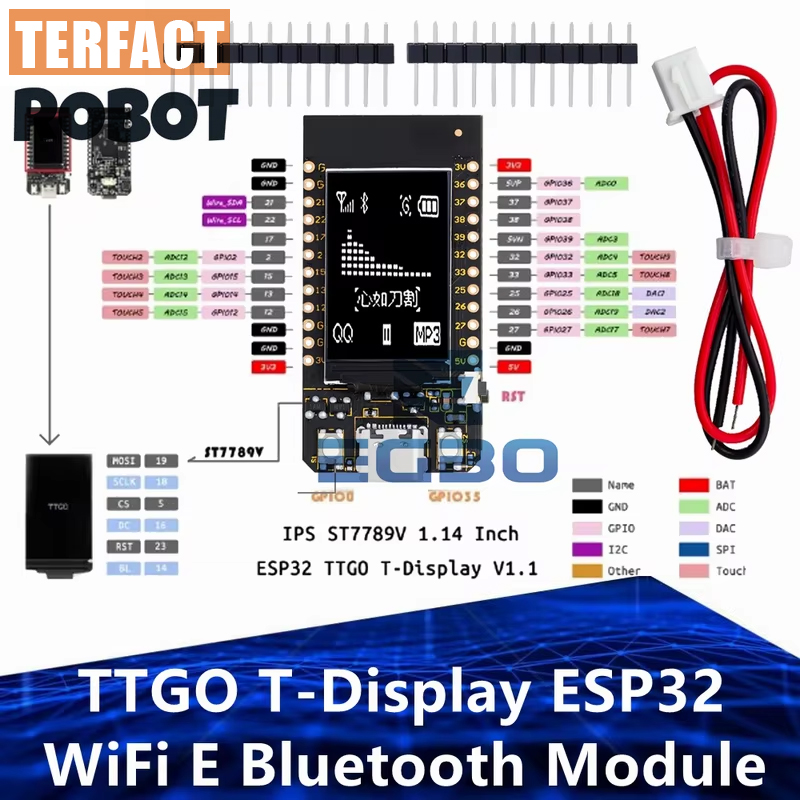 TTGO T-Display ESP32 WiFi and  - Ttgo Tdisplay ulasan dan harga