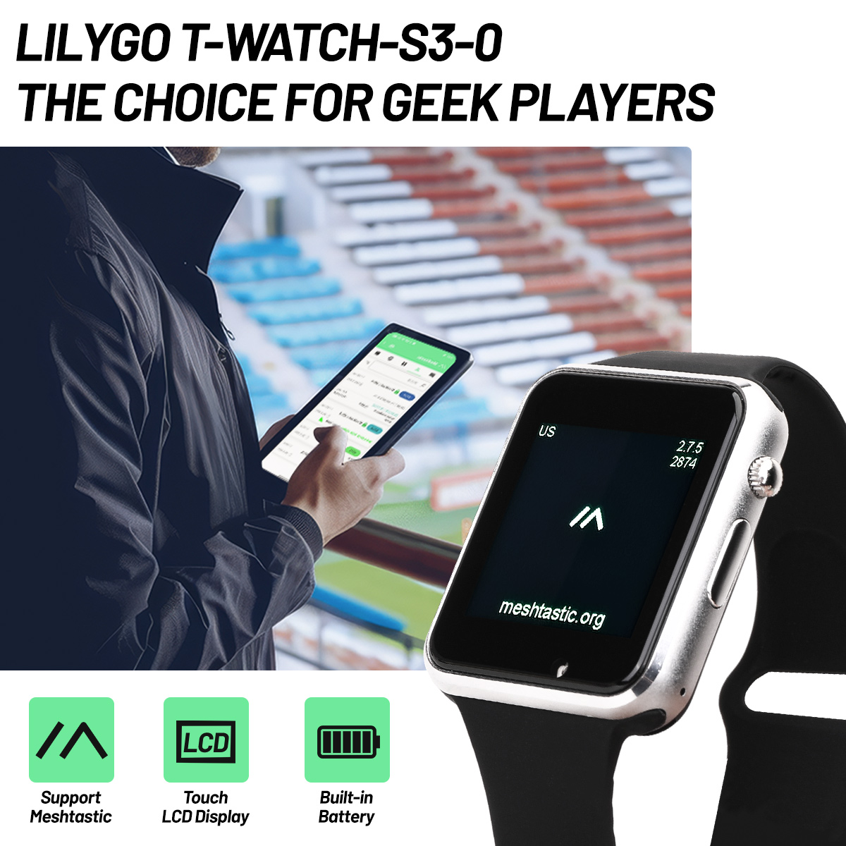 T-Watch-S3 ESP32-S3 Developmen - Ttgo T Watch ulasan dan harga