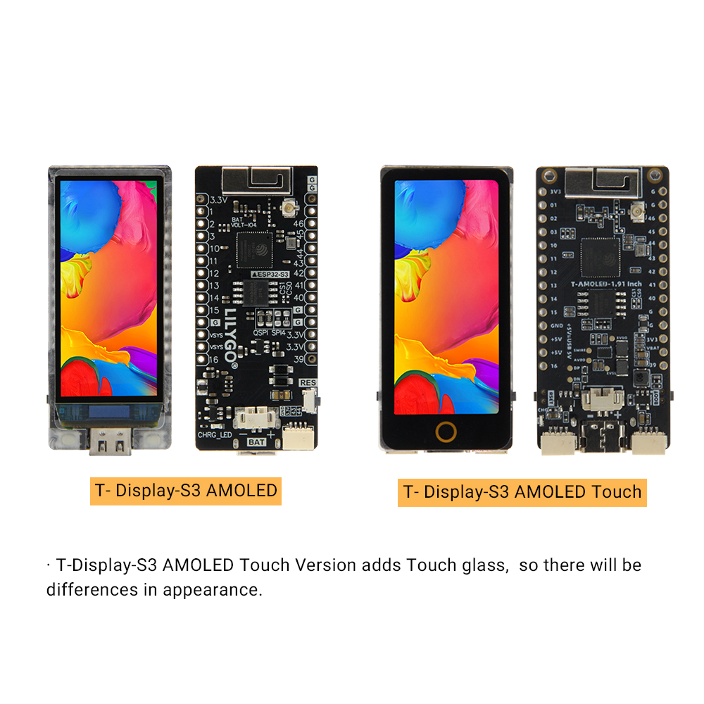 TTGO T-Display-S3 AMOLED ESP32 - Ttgo Tdisplay ulasan dan harga