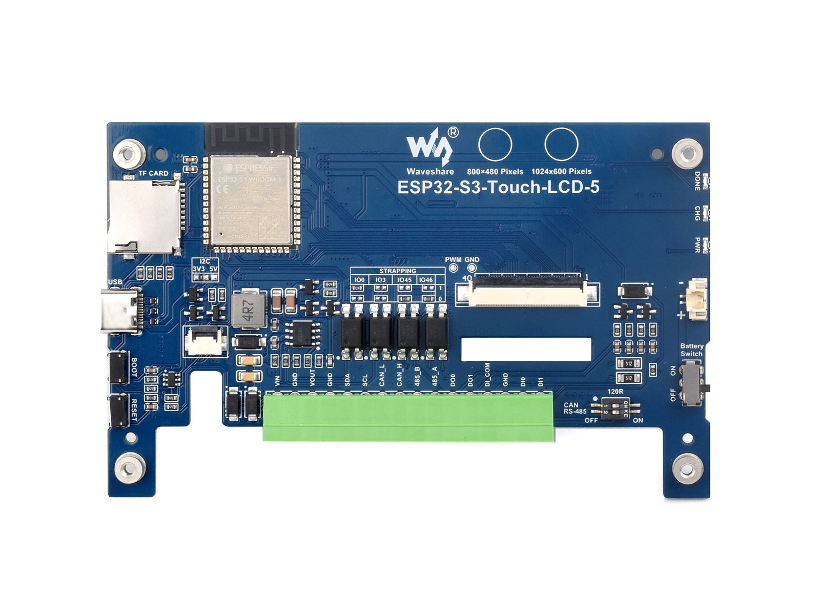 Waveshare ESP32-S3 5inch Capac - Doit Esp32 ulasan dan harga