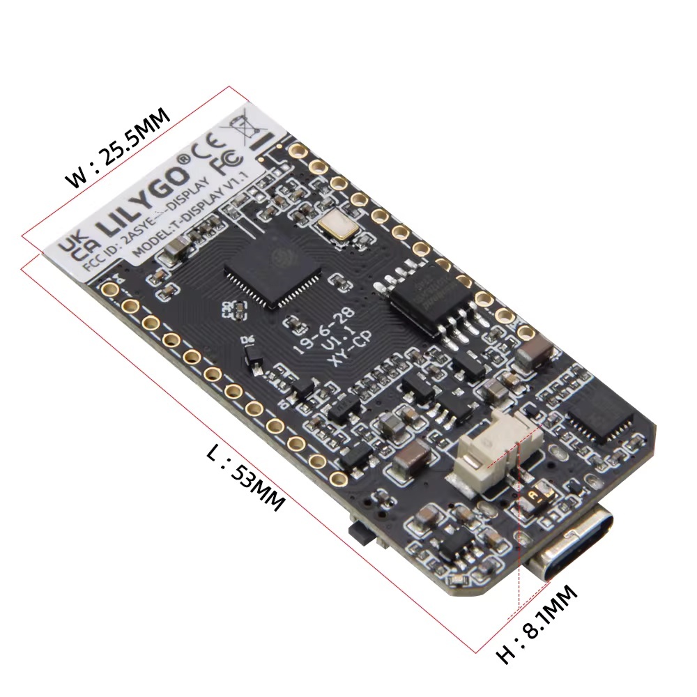 TTGO T-Display MCU32 1.14 Inch - Ttgo Tdisplay ulasan dan harga