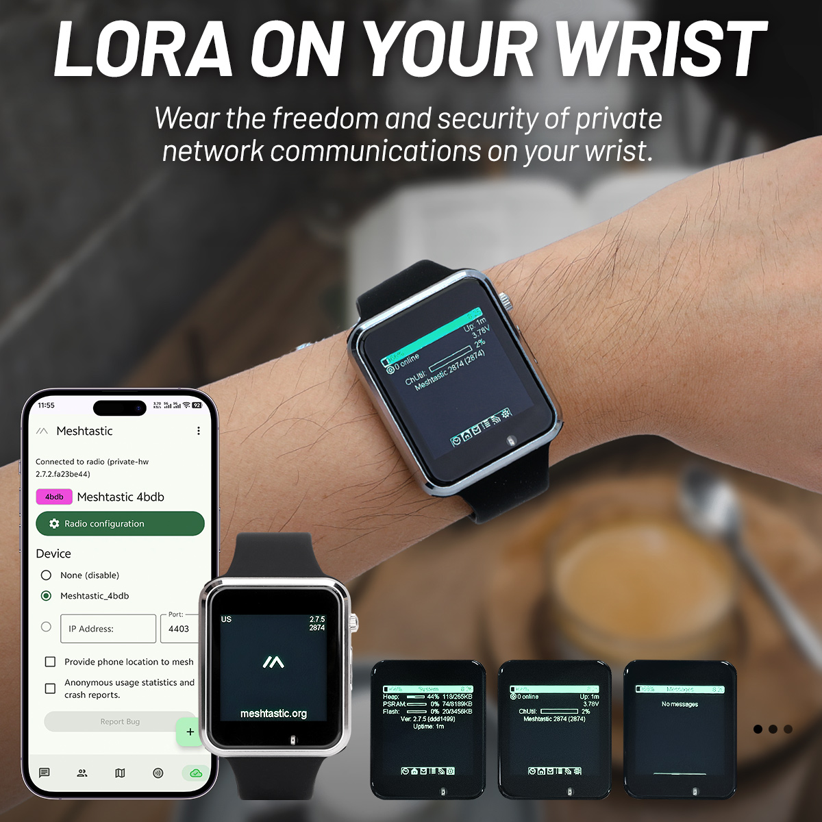 LILYGO T Watch S3 Lora Meshtas - Ttgo T Watch ulasan dan harga