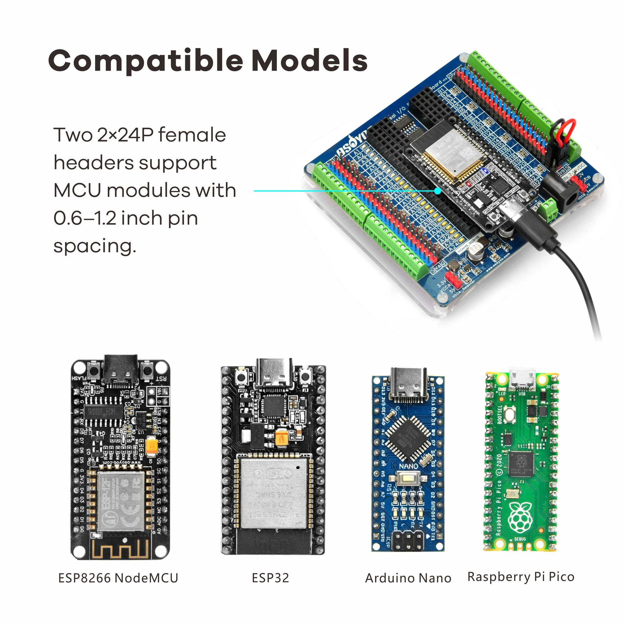 OSOYOO Universal IO Breakout B - Nodemcuv2 ulasan dan harga