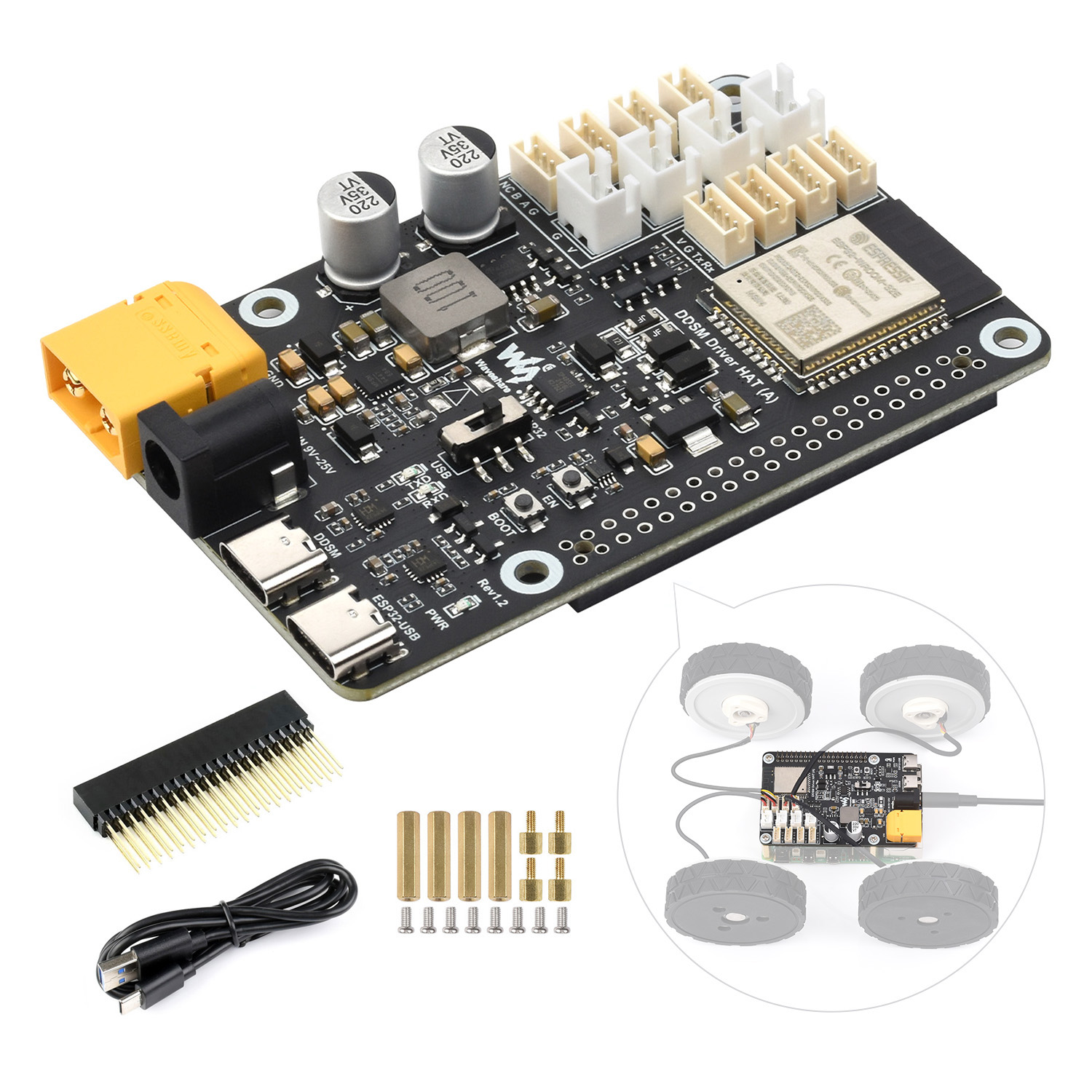 Waveshare Direct Drive Servo M - Doit Esp32 ulasan dan harga